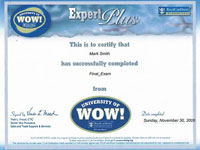 Royal Caribbean Expert Plus Certificate