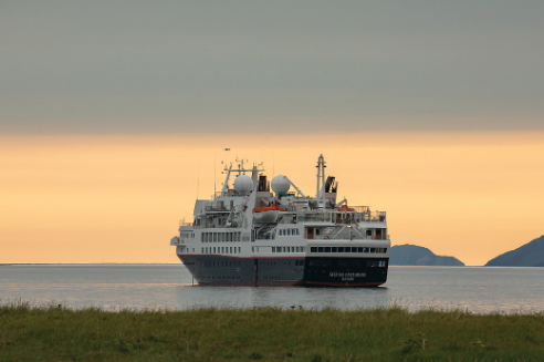 Silver Explorer Heading To Open Sea In Proliv Senyavina
